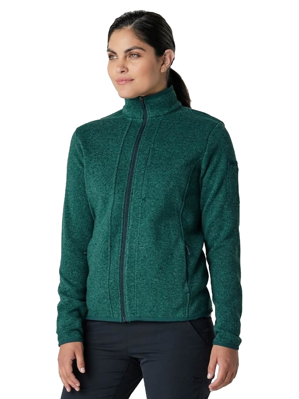Medelita Scrubs - Women's 4-Pocket Strata Fleece Jacket 2