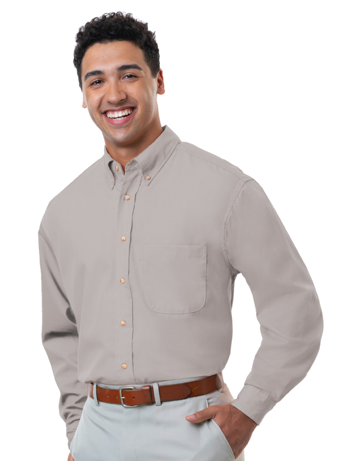 Blue Generation - Men's 1-Pocket Superblend Poplin Shirt 83