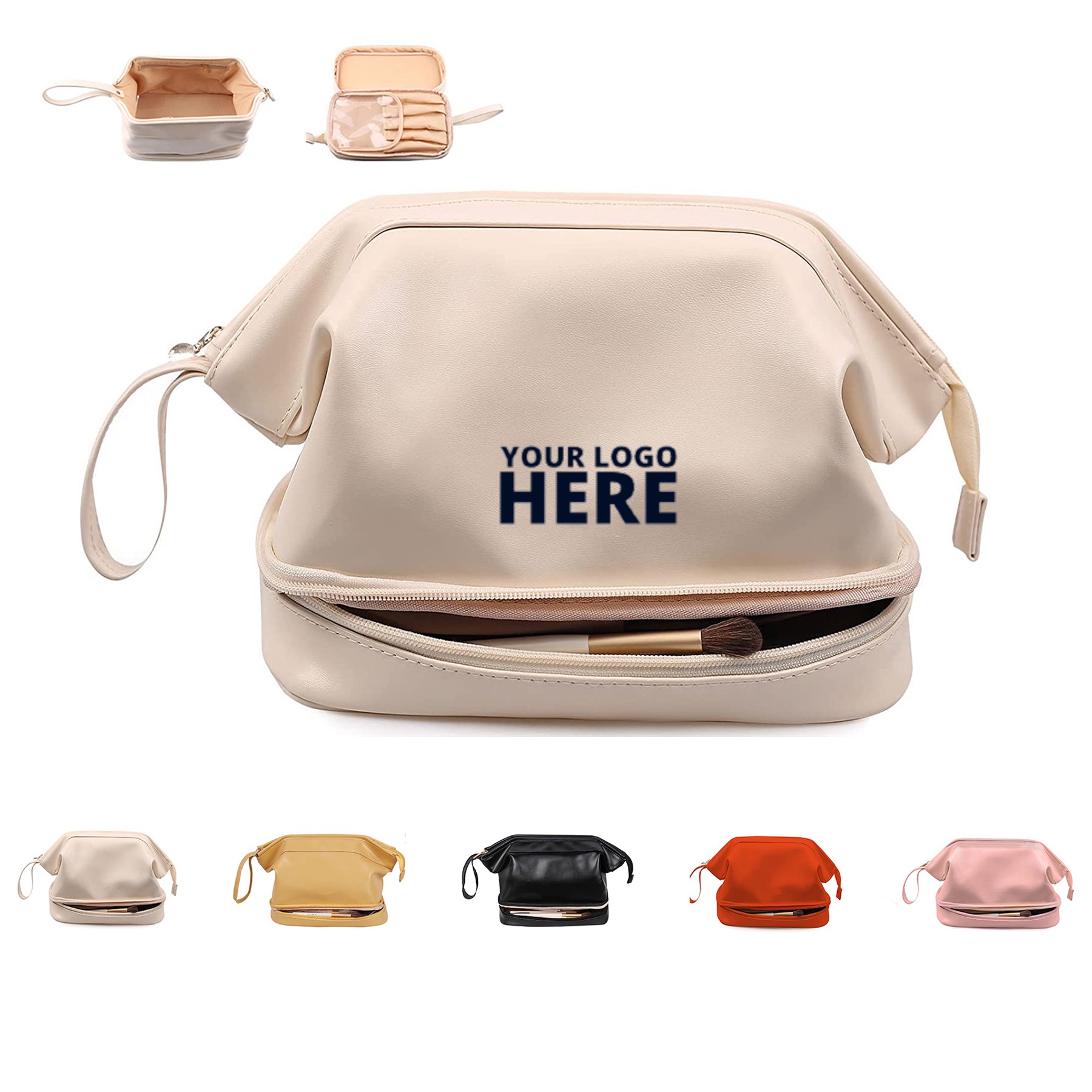 Double Layer Cosmetic Bag