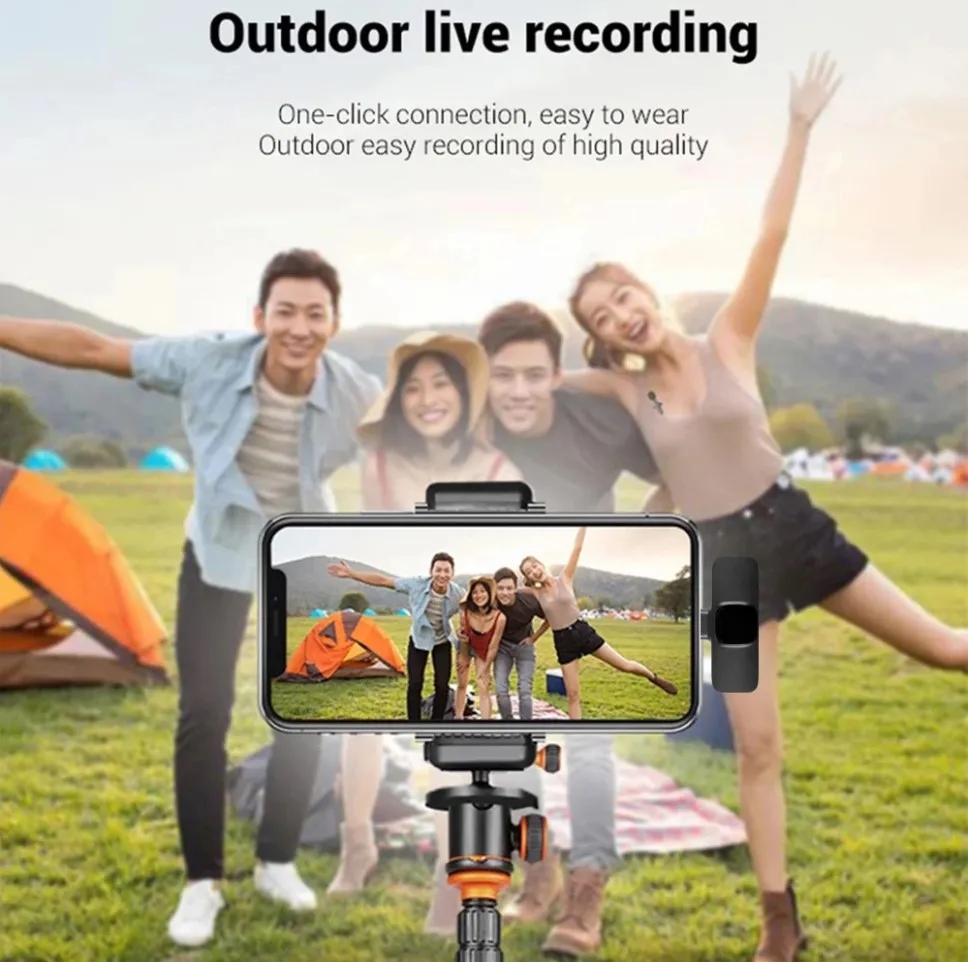 Wireless Collar Clip Multifunctional Microphone 2