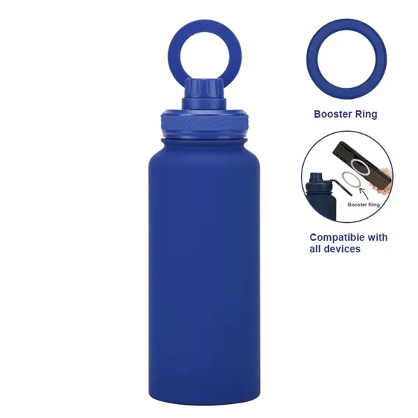 Stainless Steel Magnetic Phone Mount Water Bottle Holder 4