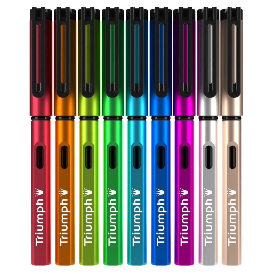 Metallic Plastic Gel Pen 2