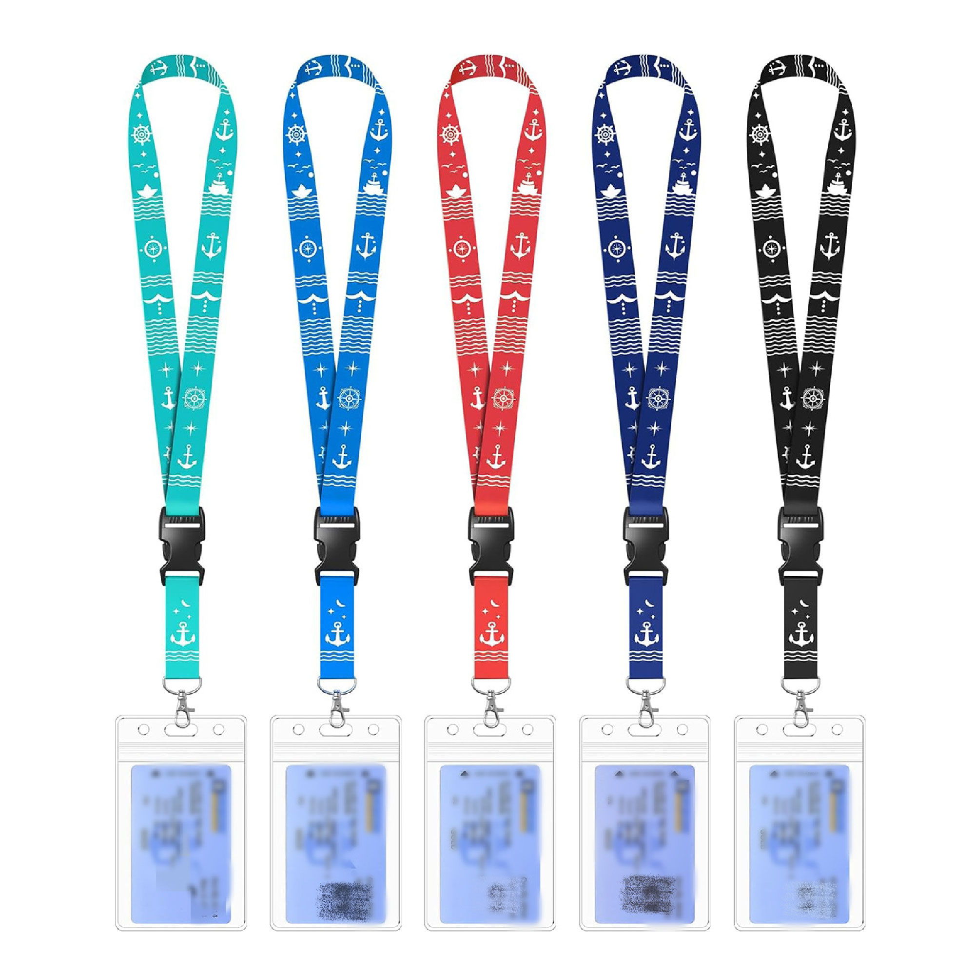 Work Permit Card Holder With Hanging Rope 2