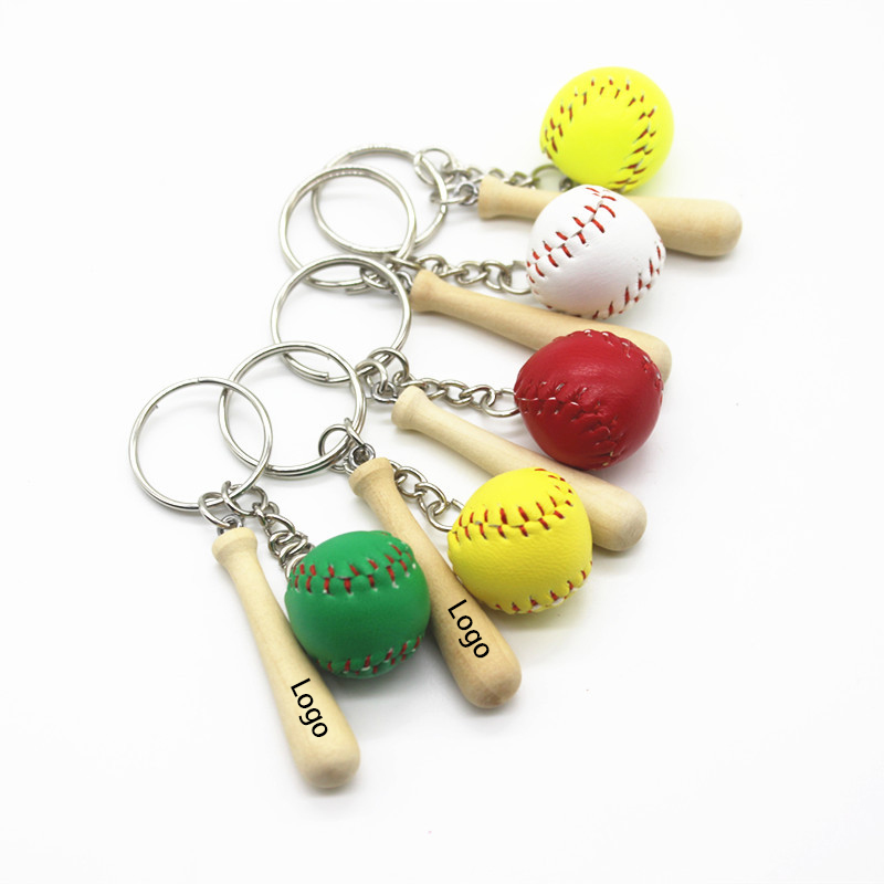2 in 1 Baseball Bat and Baseball Keychain 8