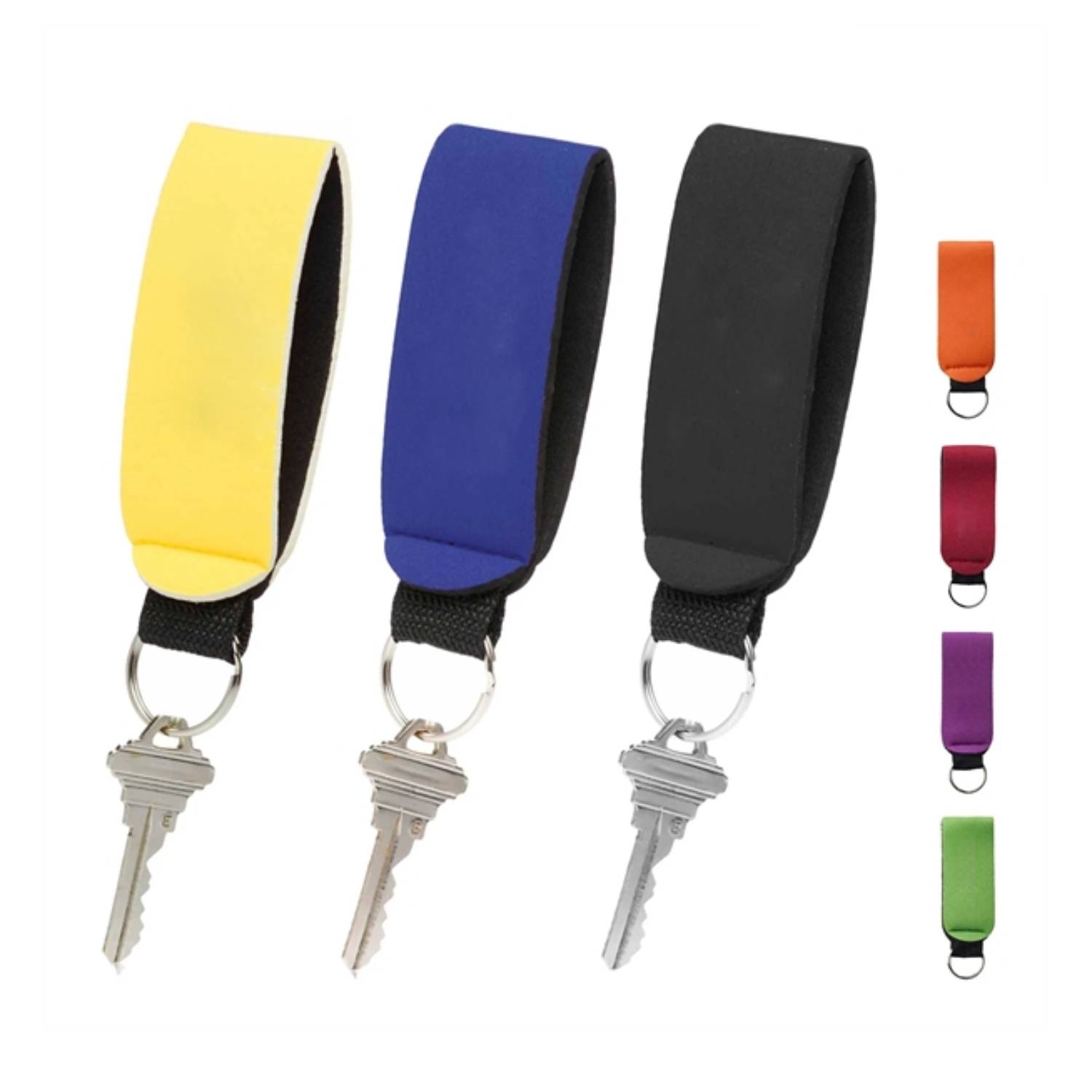 Neoprene Wrist Strap Keychain 5