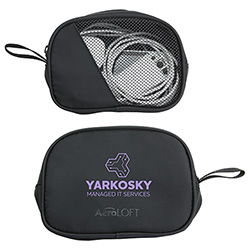 AeroLOFT® Jet Black Tech Organizer Mesh Pouch 7