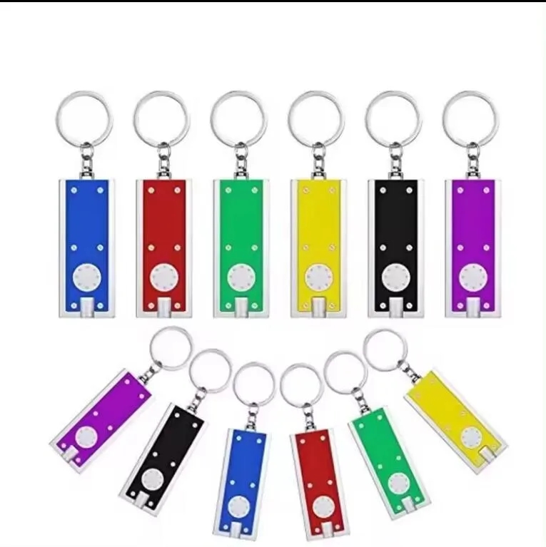 Rectangle LED Keychain 4