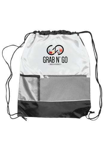 Front Pocket Drawstring Backpacks 11