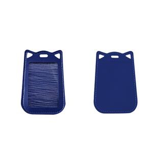 Adorable Paw Shaped PU Leather Card Holder With Lanyard 21