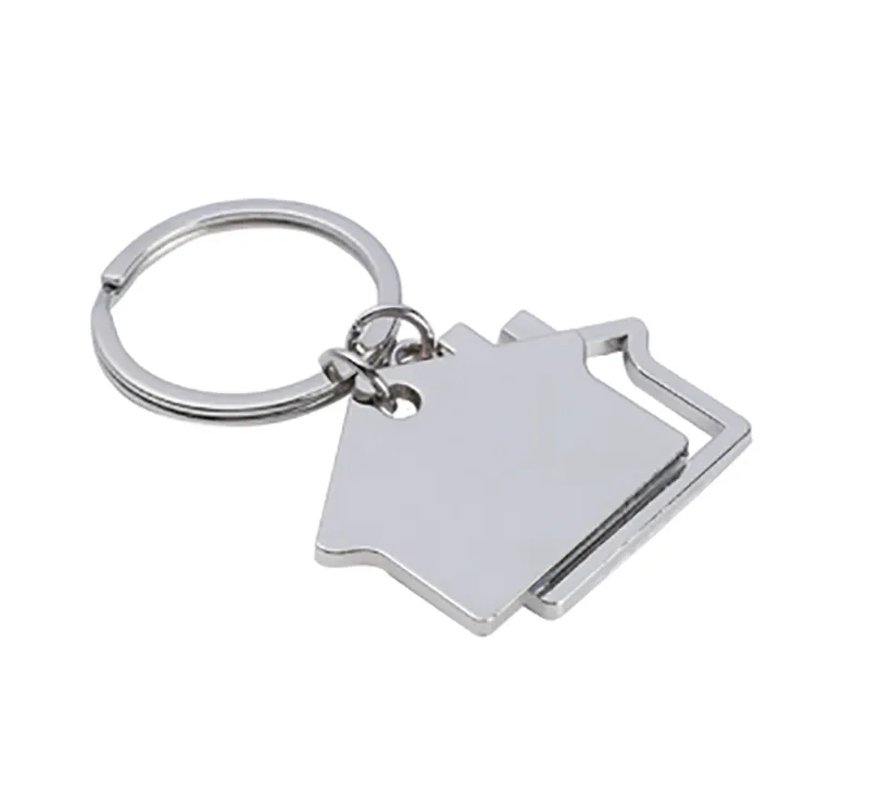Kirsite House Shaped Keychain 6