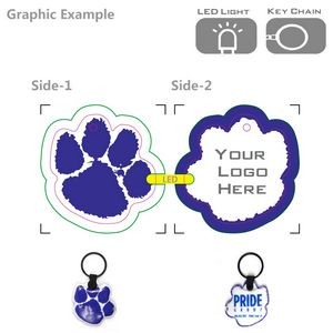 Custom Clothing Themed LED Keychain Flashlight 6