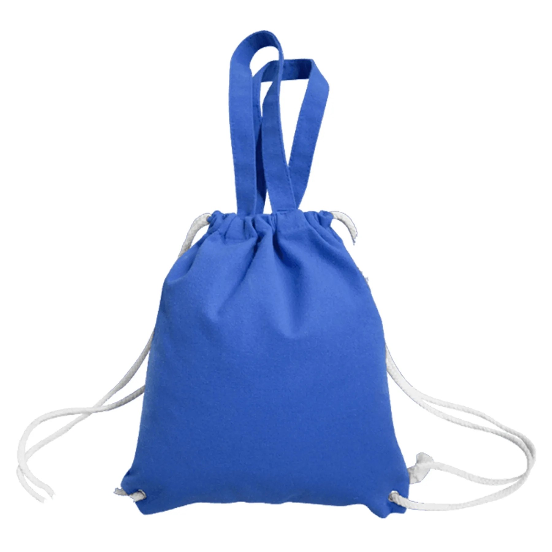 11.81X13.8 Inch Canvas Drawstring Backpack 2