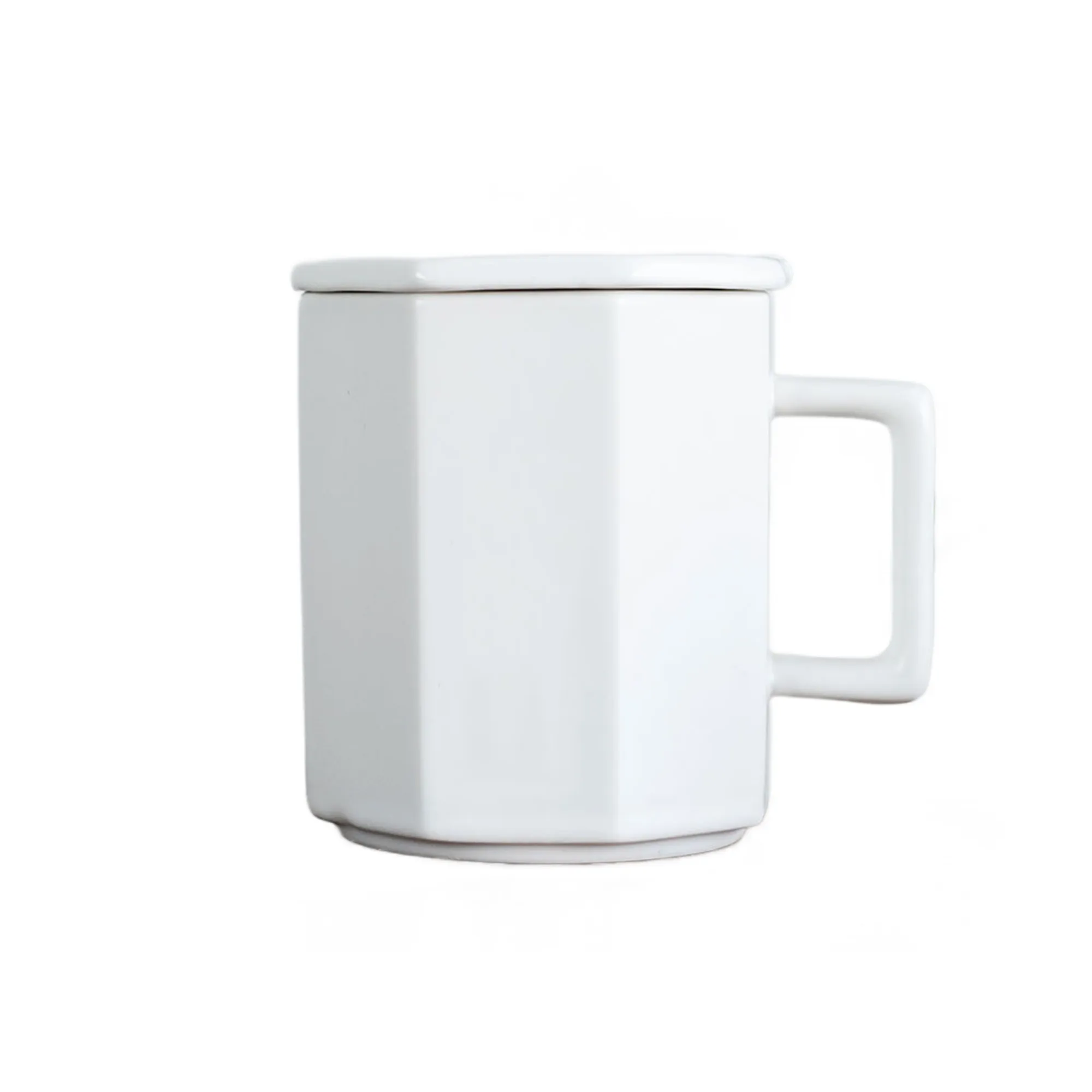 11Oz Ceramic Coffee Mug With Lid 7