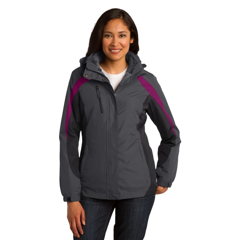 Port Authority Women's Colorblock 3-in-1 Jacket. 12