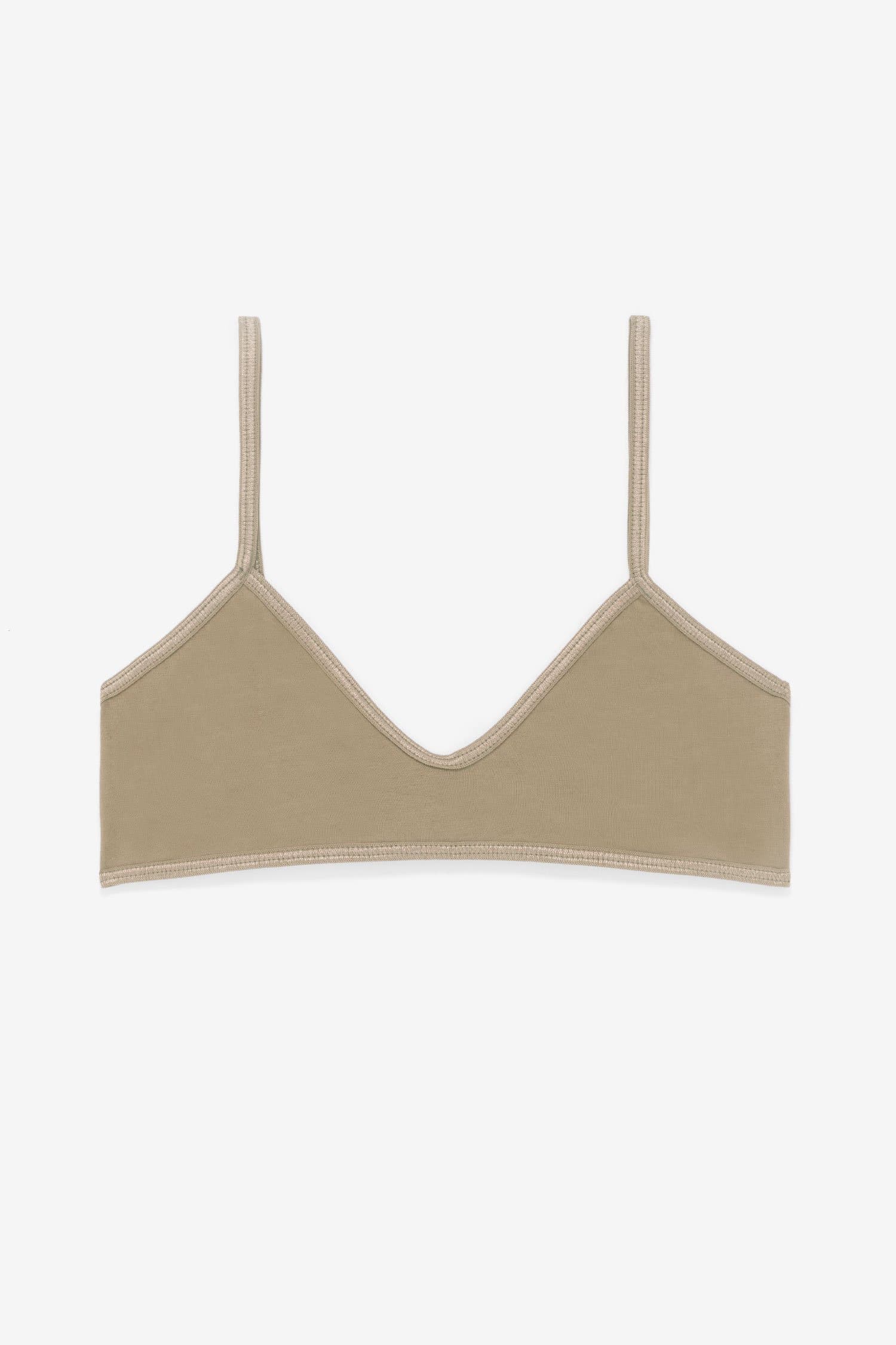 COTTON SPANDEX SPAGHETTI BRALETTE 8