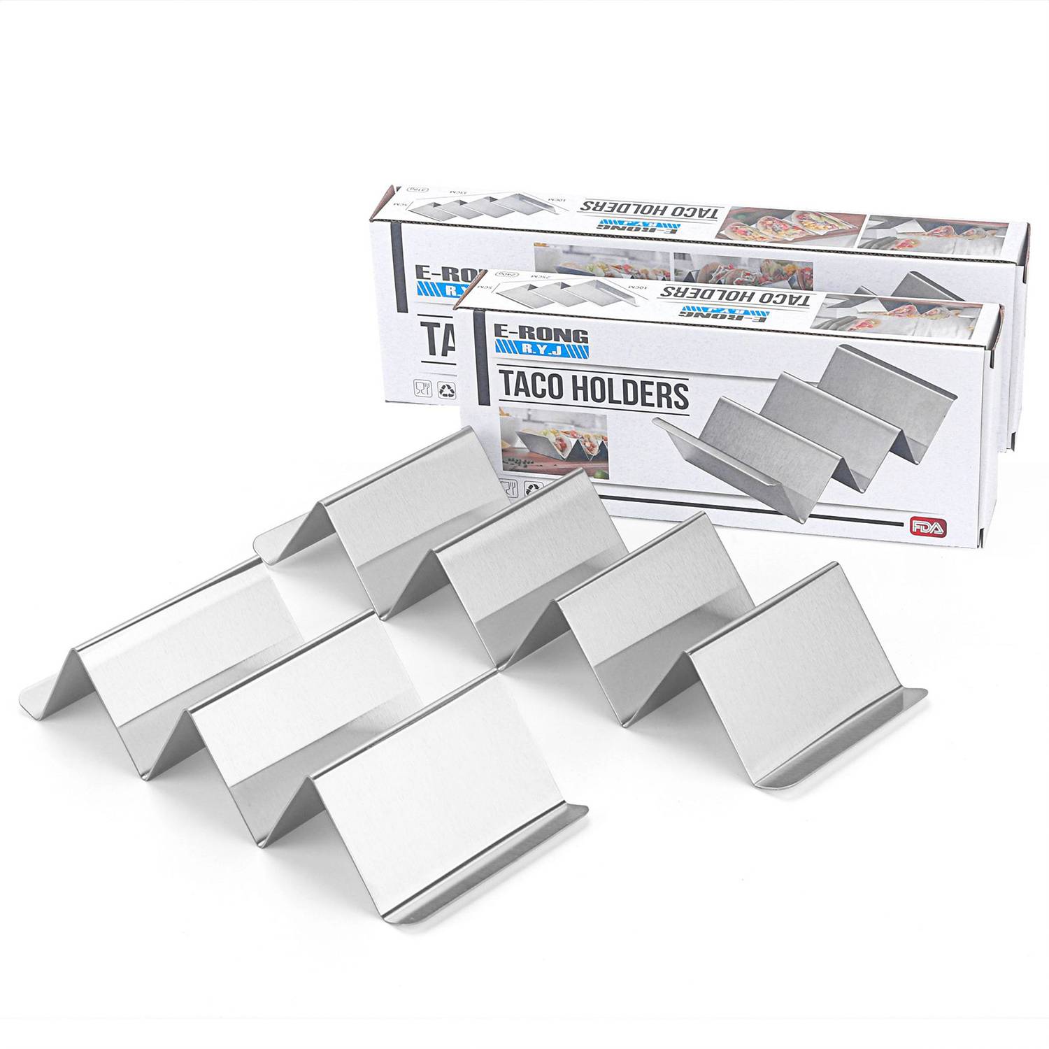 W-Shaped Stainless Steel Tortilla Holder 4