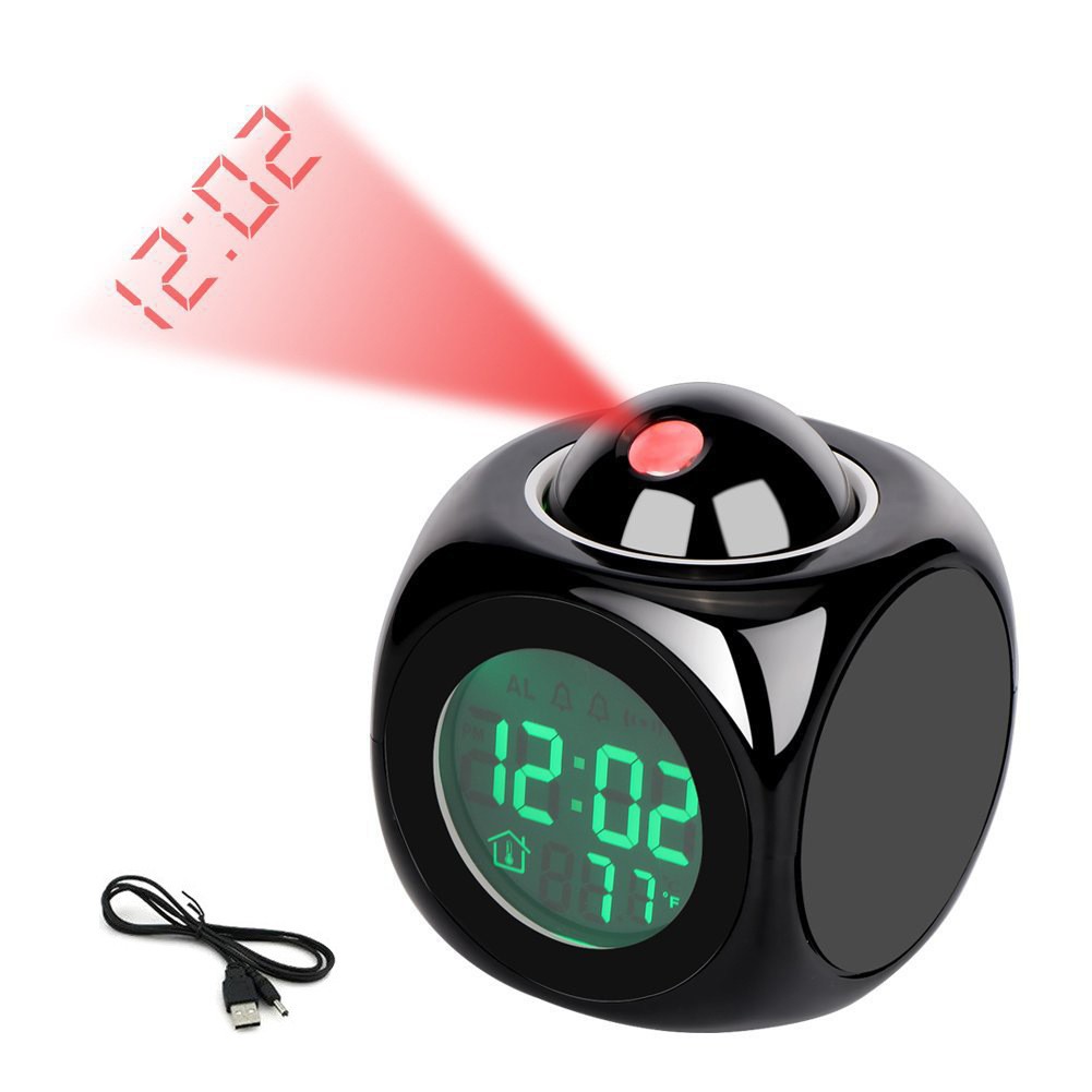 Lcd Time Projection Talking /Alarm Clock 3