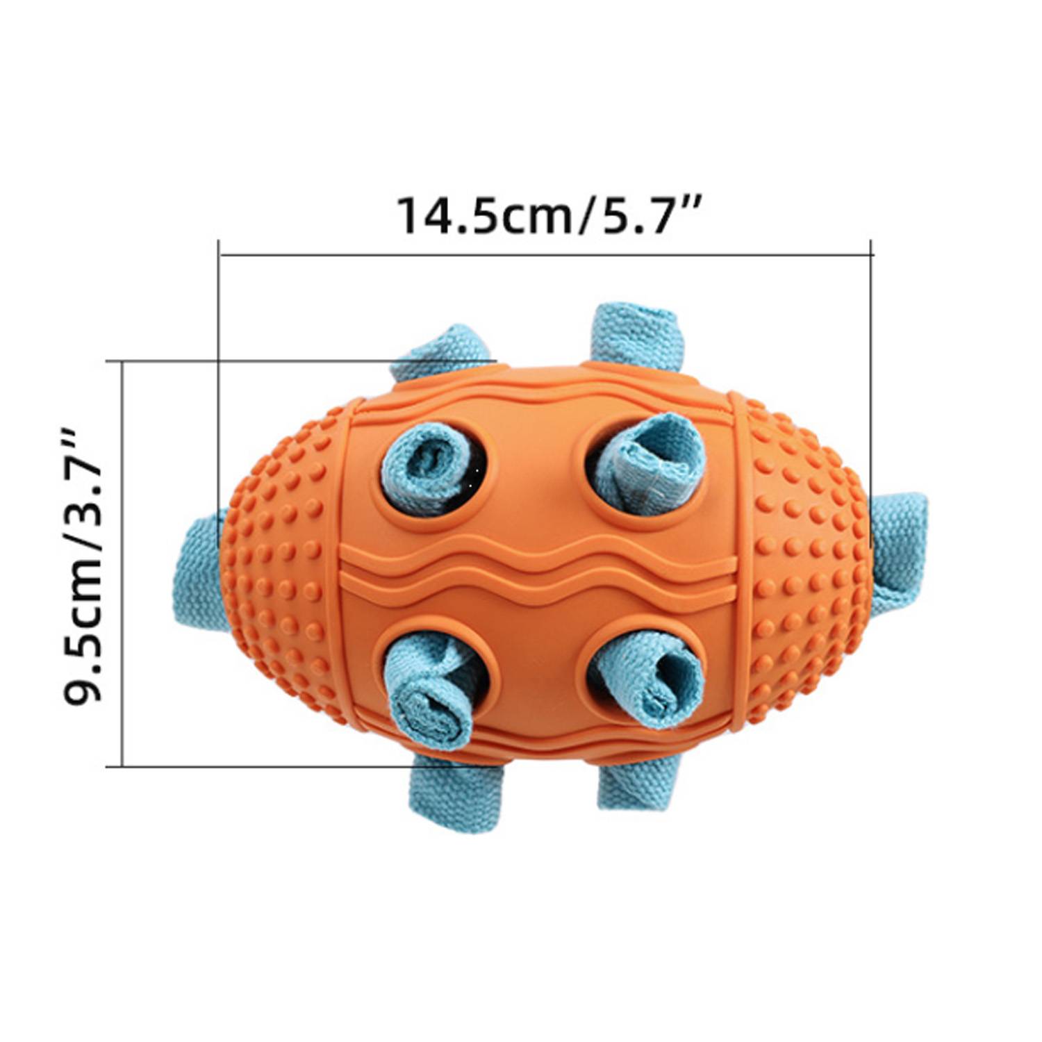 Dog Rugby-Shaped Sniffing Toy 4