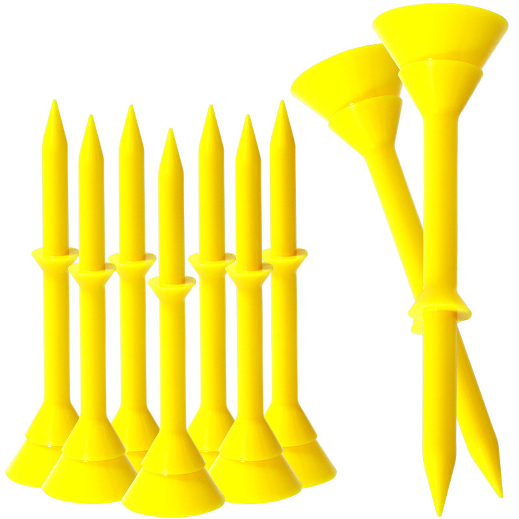 Premium Plastic Oversized Golf Tees 3-1/4" 6