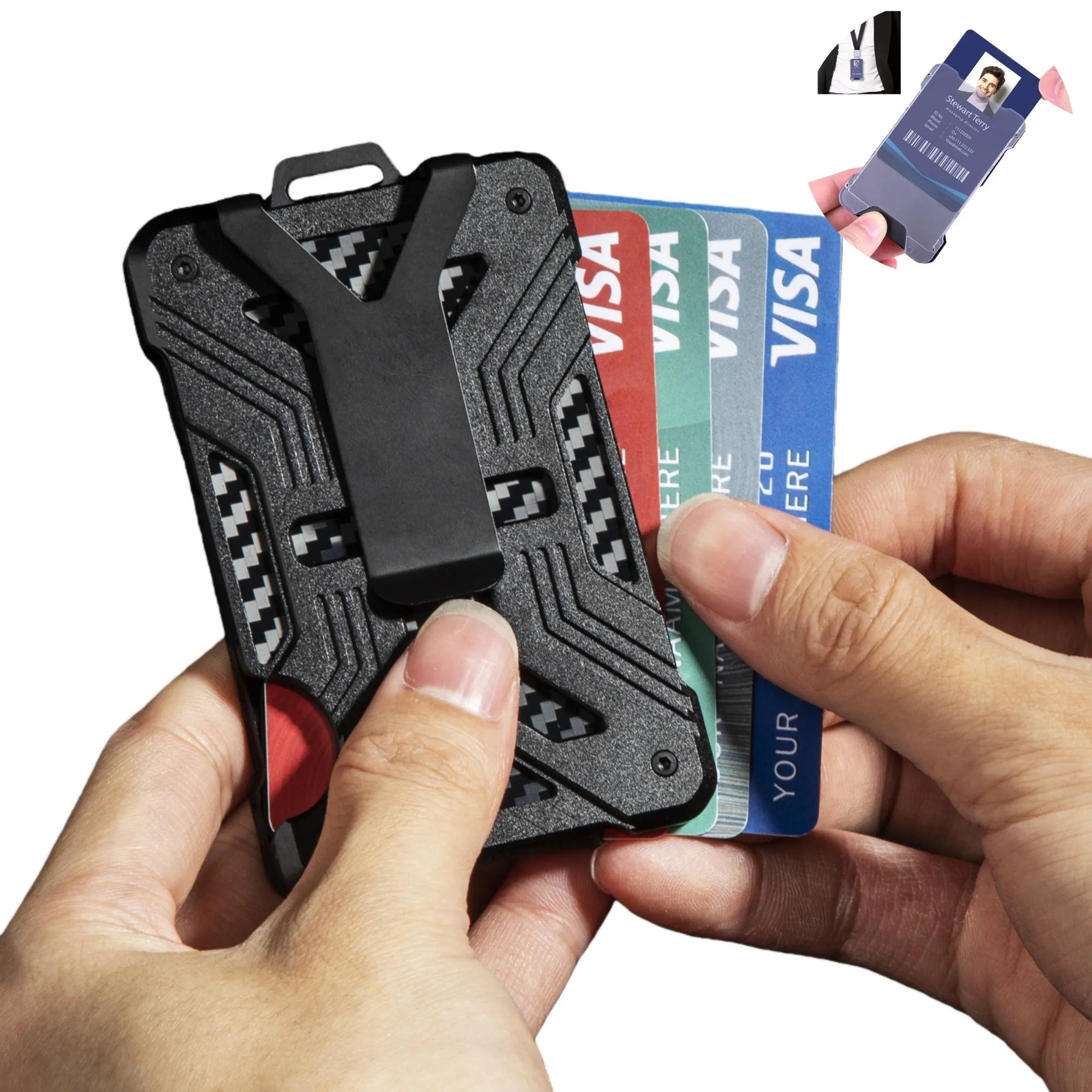 RFID Aluminum Card Holder Anti Theft 4