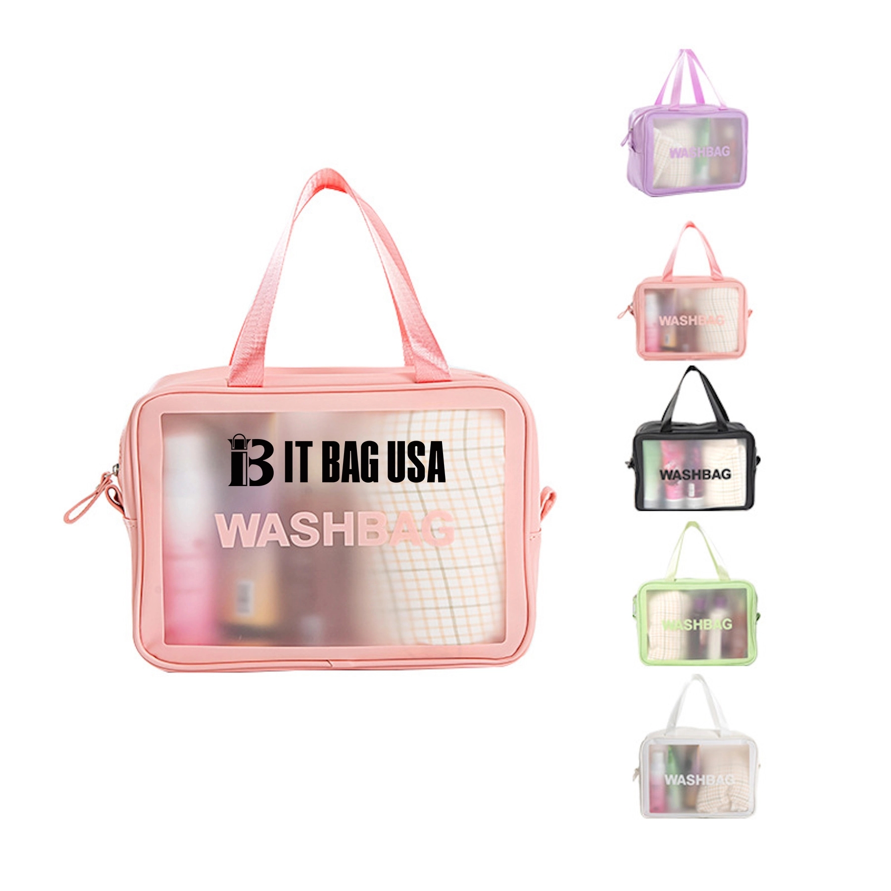 Clear Makeup Travel Toiletry Bag 11