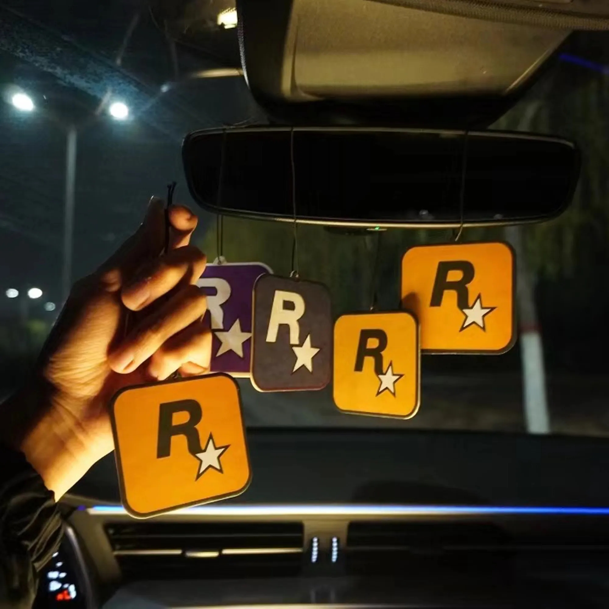 3" Hanging Aromatherapy Paper Car Freshener 3