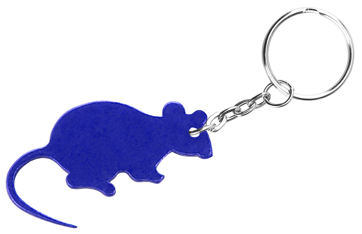 Rat / Mouse shape bottle opener with key chain. 11