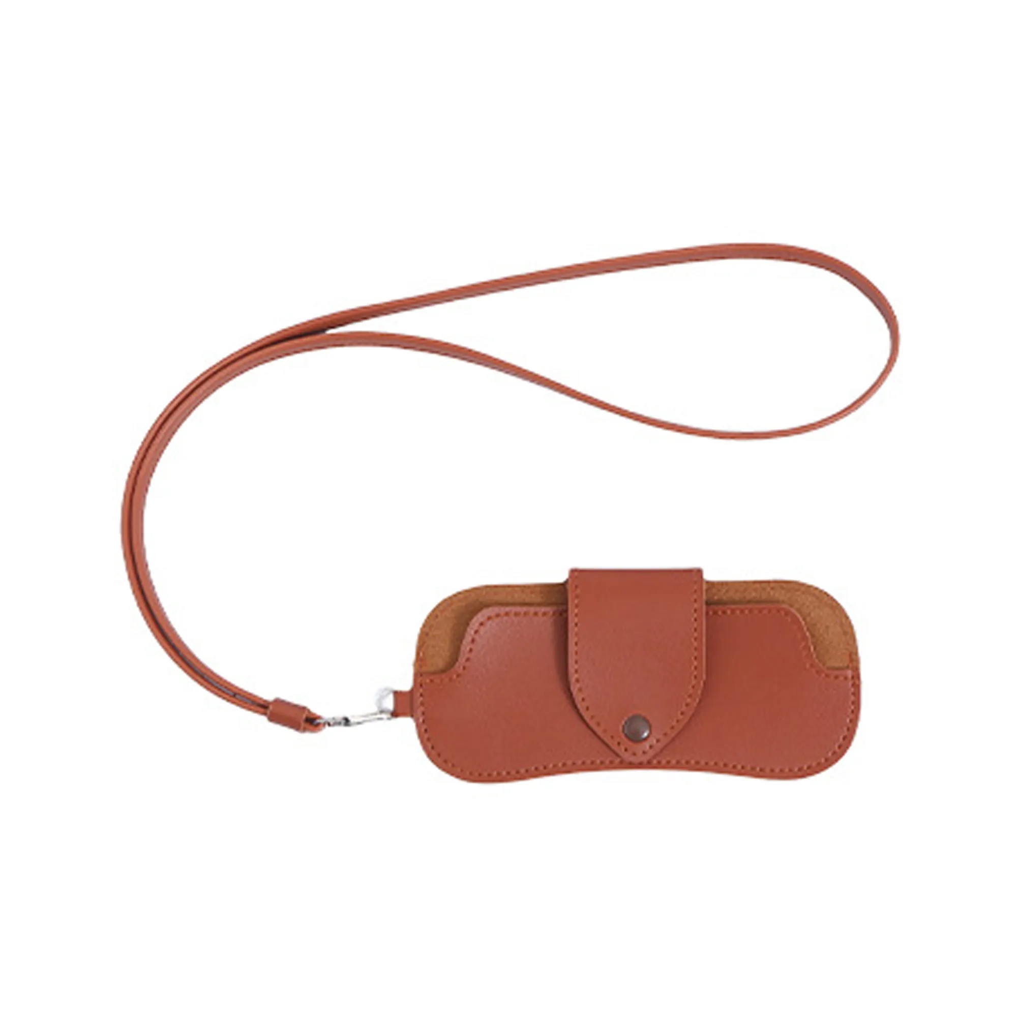 PU Leather Glasses Pouch With Strap 2