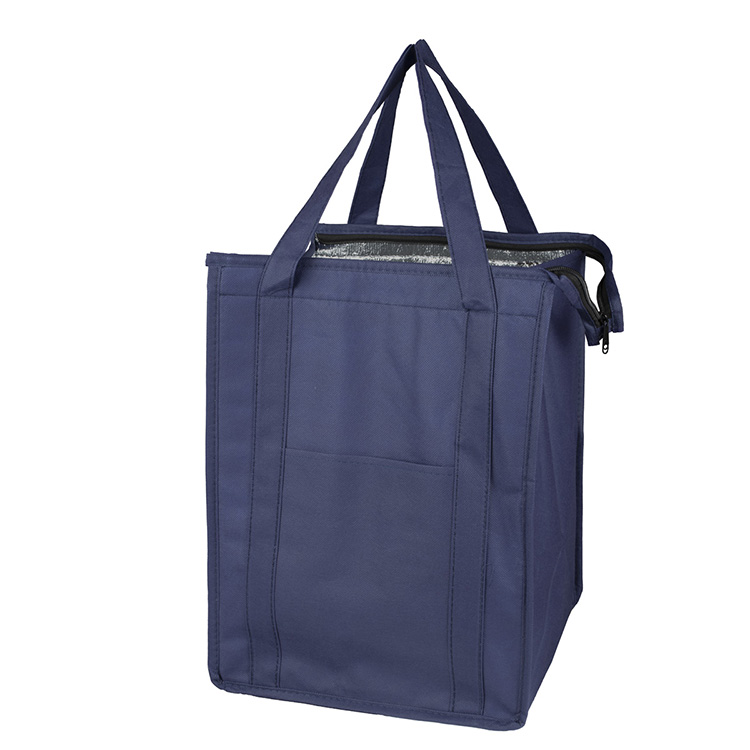 12"W x 16"H x 10"Gusset - "SUPER COOLER" Large Insulated Cooler Zipper Tote Bag 10