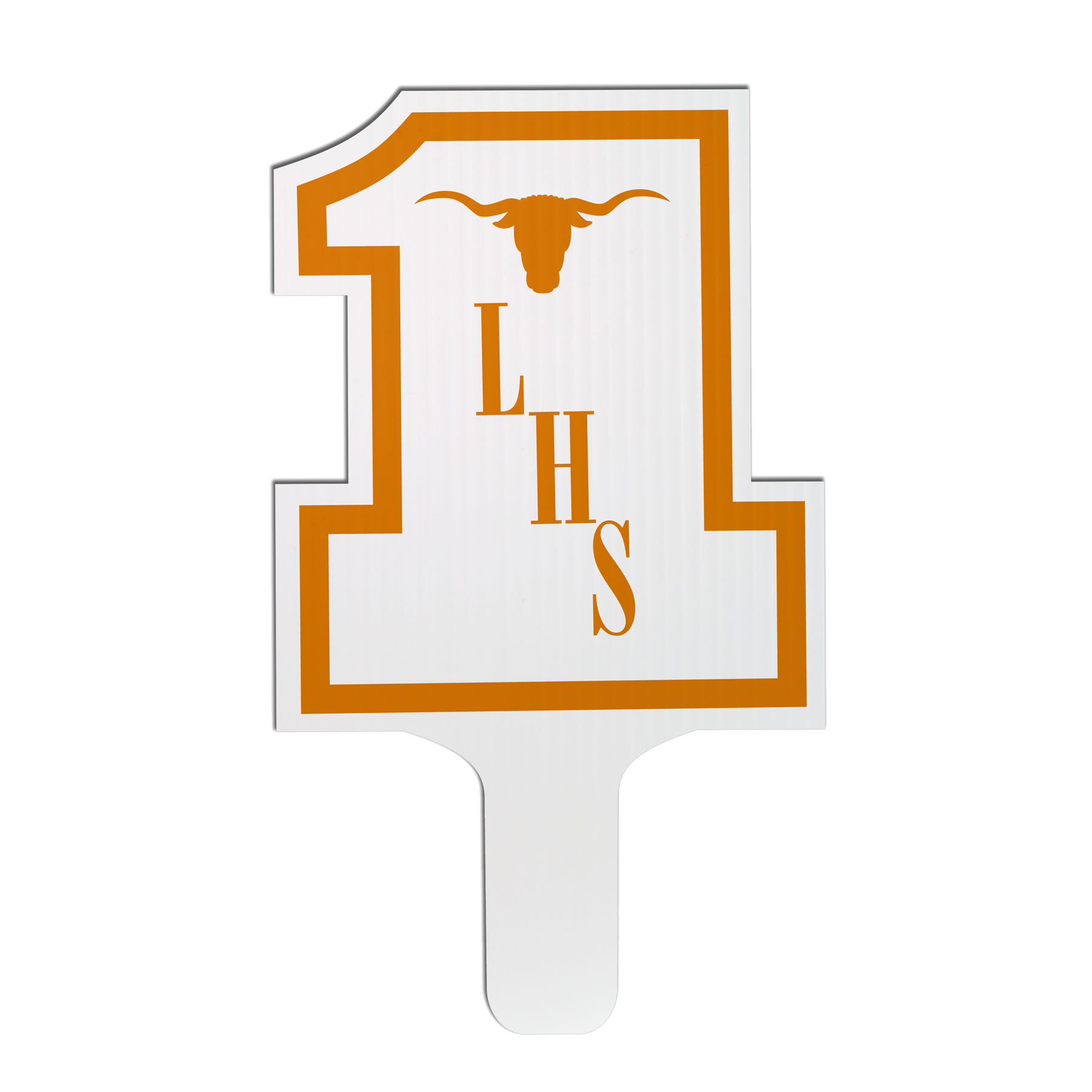Number One Hand Fan, Screen Printed 37