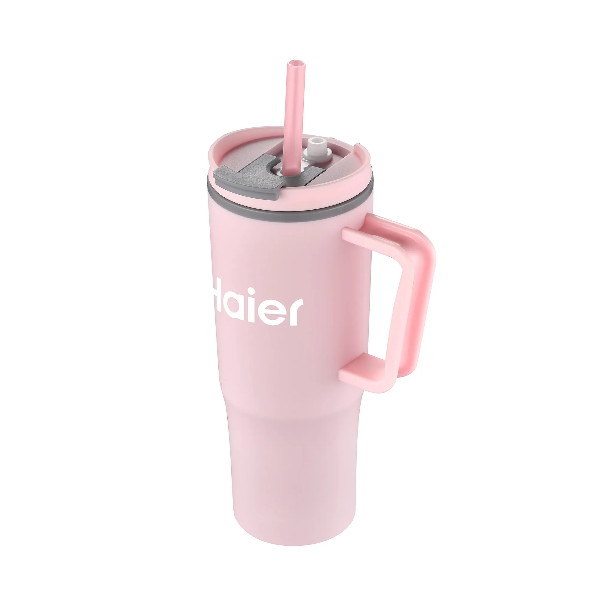 30oz. Double Wall Mug with Handle and Straw 42