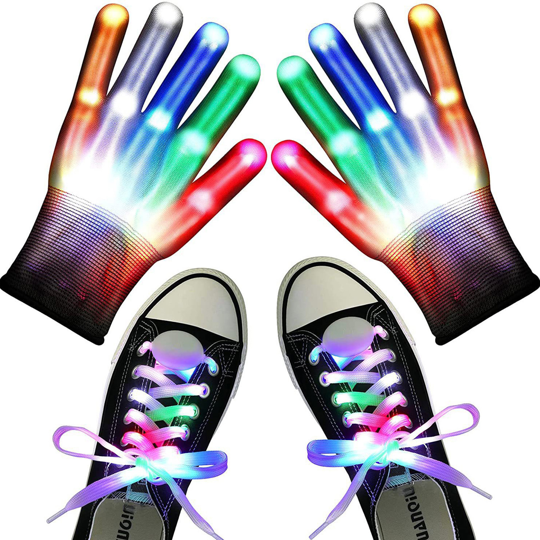 Fingers LED Glow Gloves 5