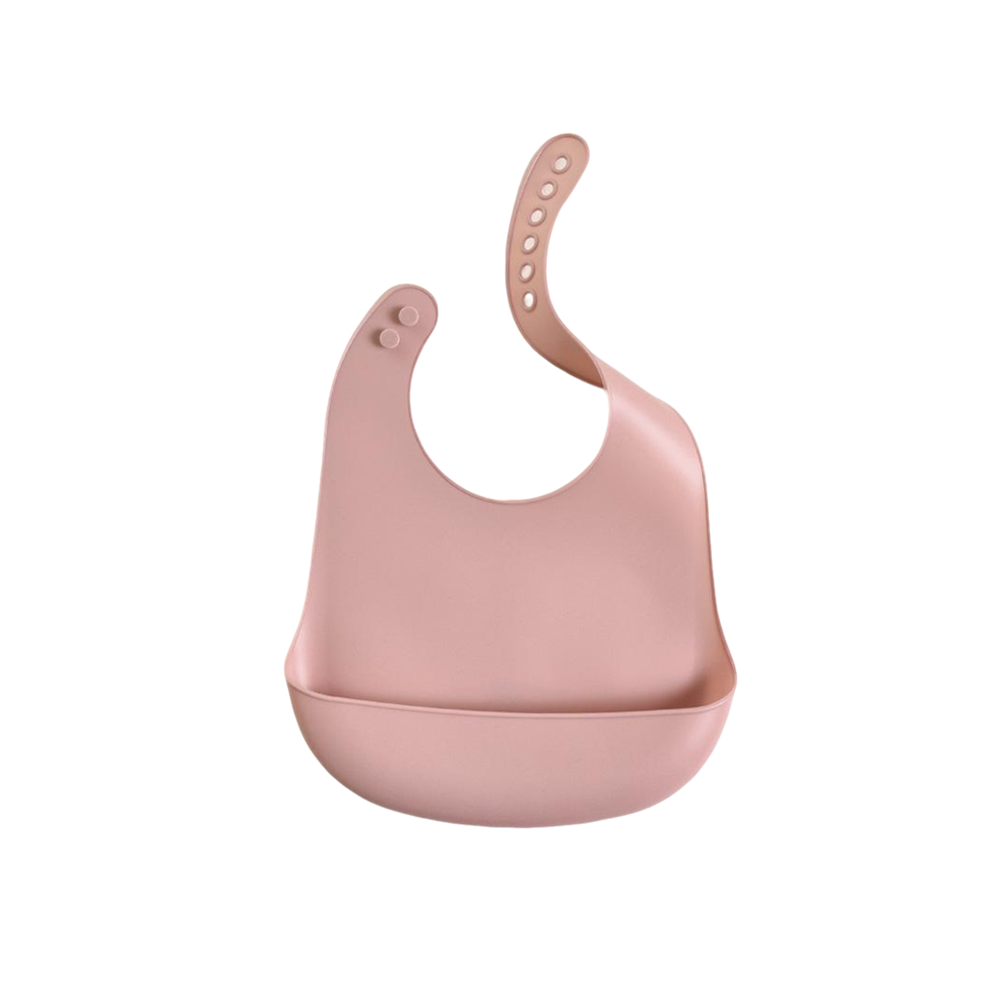 Silicone Baby Bib With Deep Catch Pocket 11.8 X 9" 28
