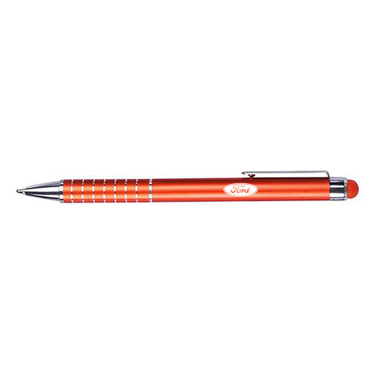 Aluminum Ballpoint Pen W/Color Matching Stylus 15