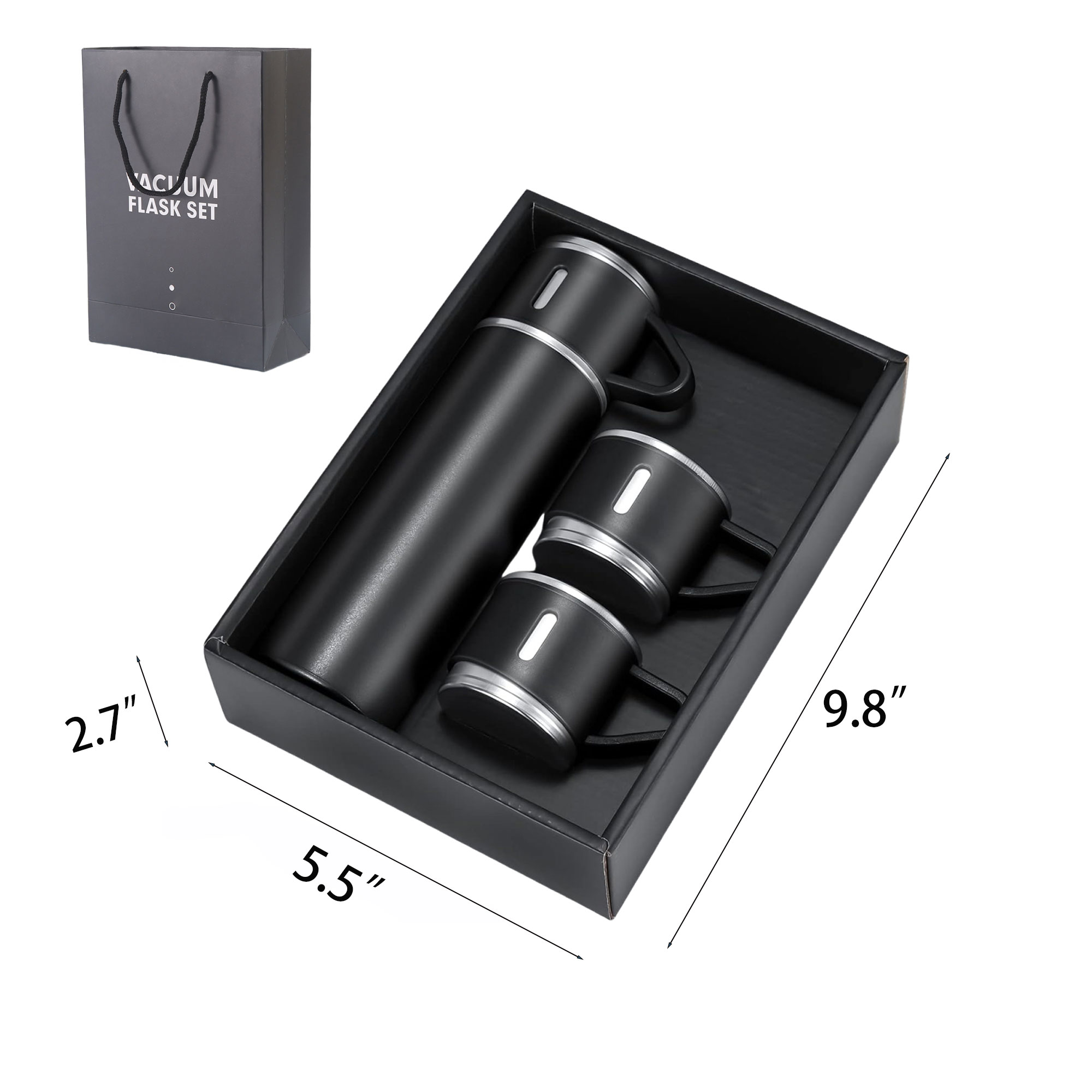 17 Oz 3PCS Vacuum Flask Gift Box Set 3