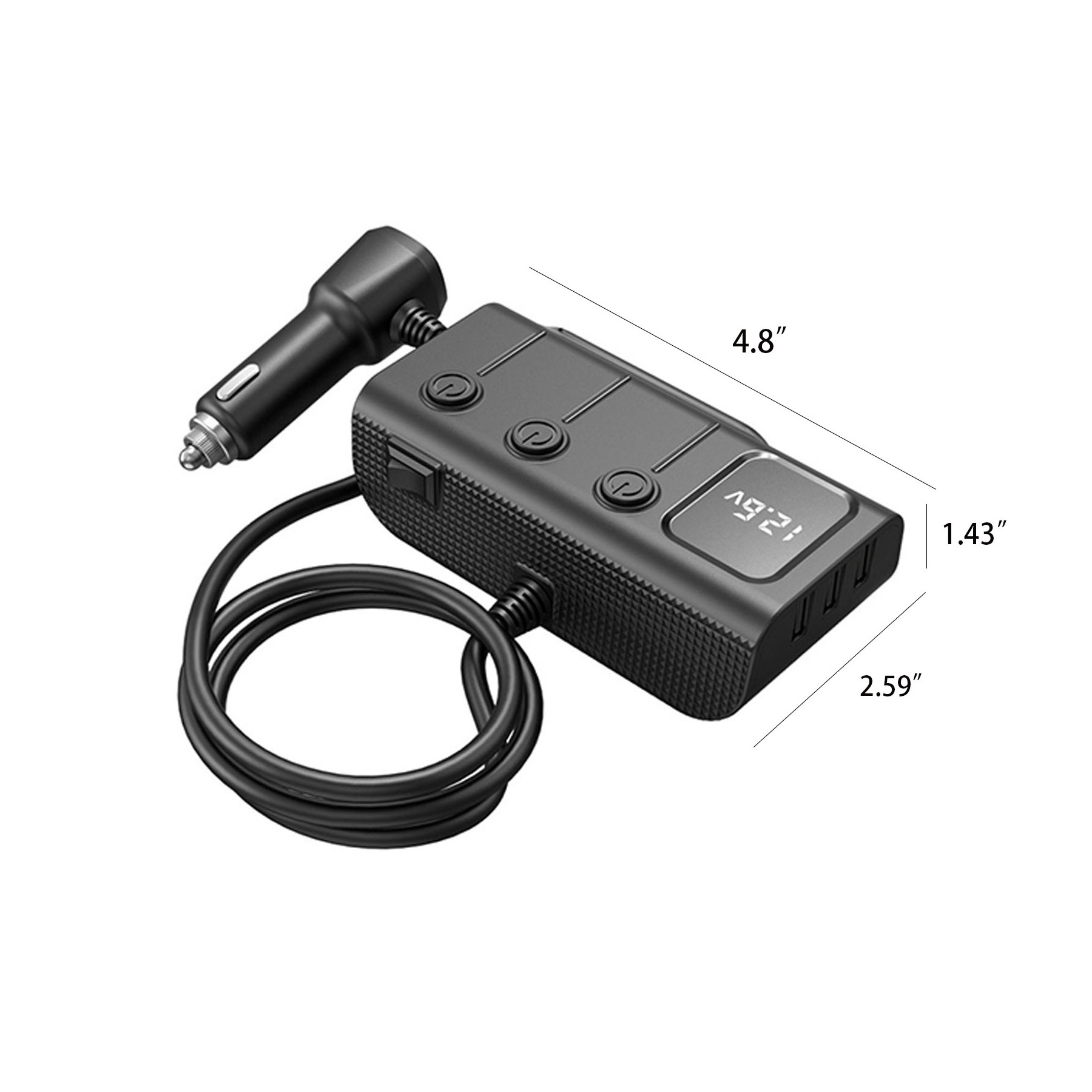 Multi-port Car Phone Charger 2
