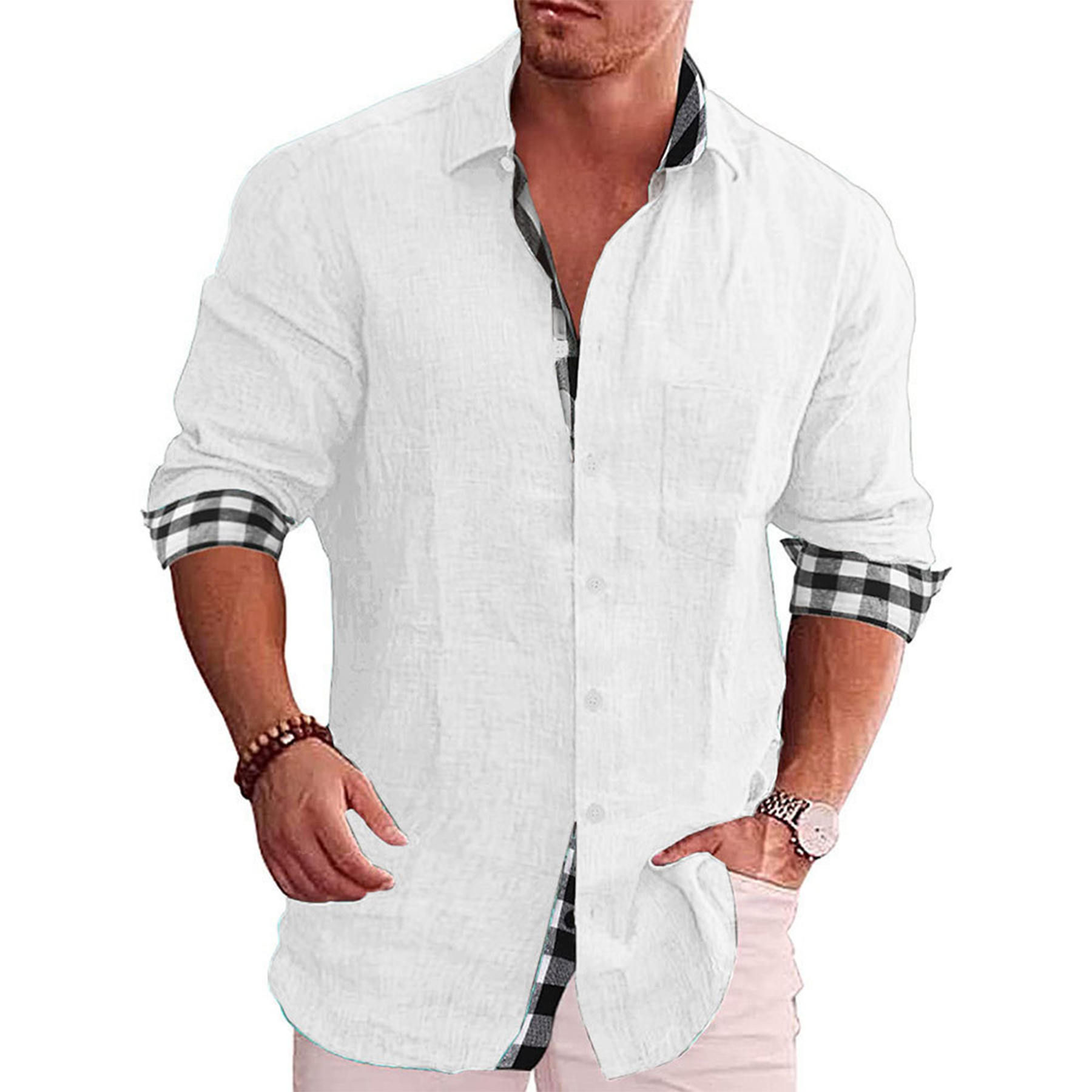 Casual Linen Shirt 10