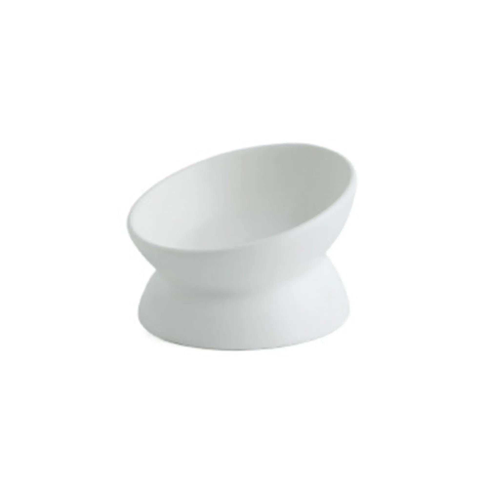 Ceramic Cat Bowl With Diagonal Foot 4