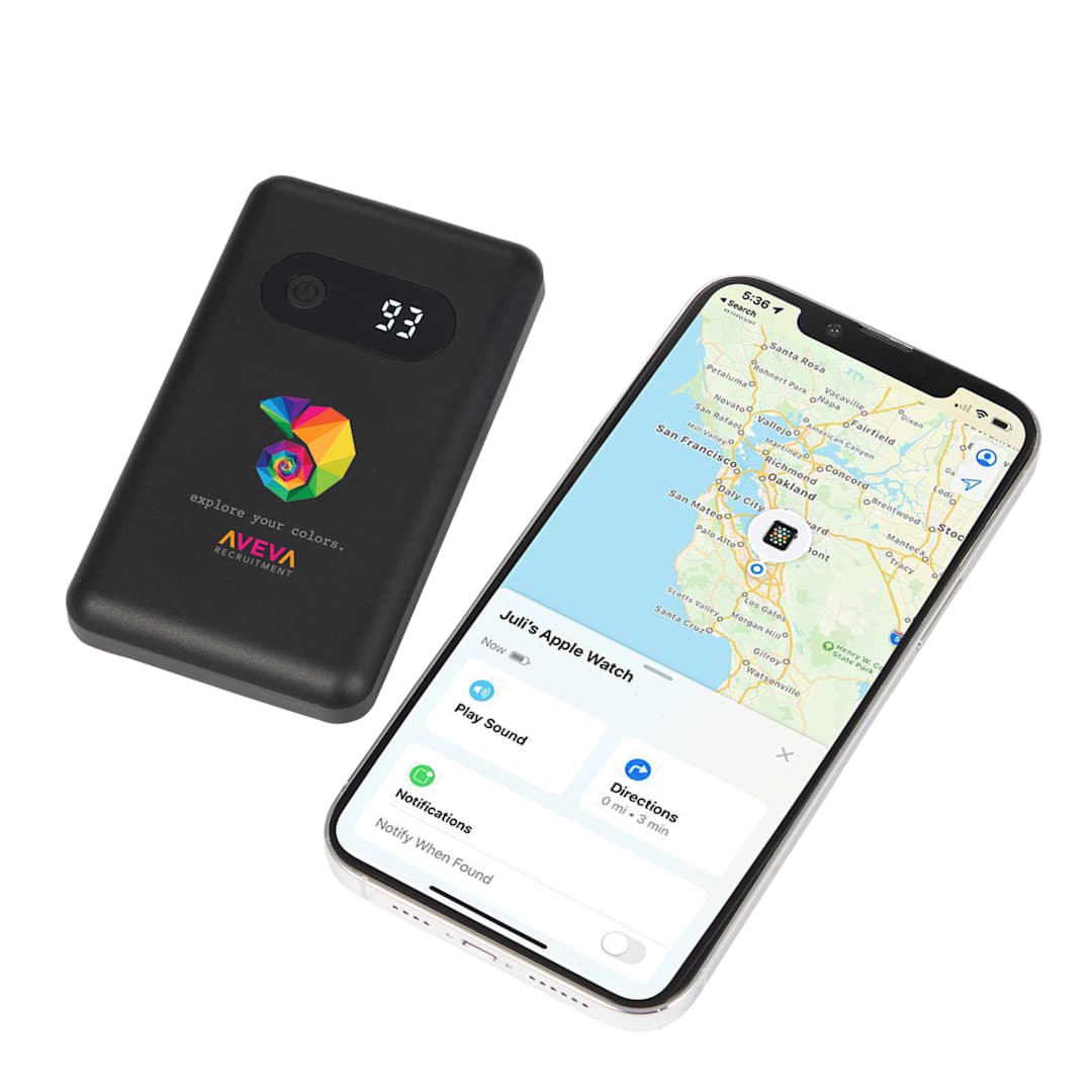 Find My 5000 mAh 18W PD Power Bank/Digital Display 116