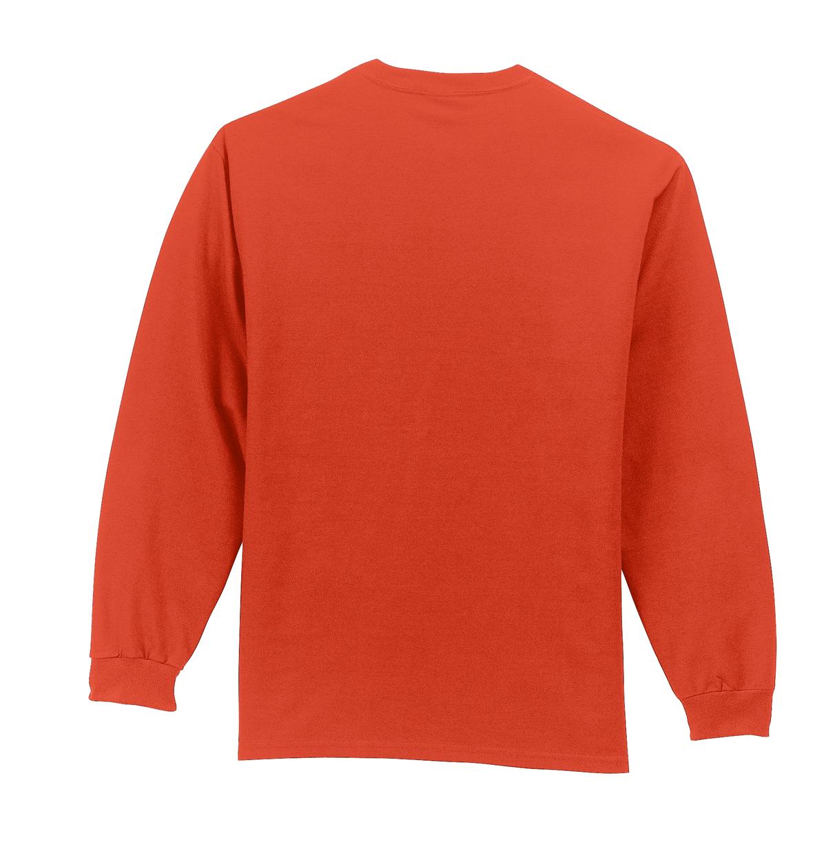 Port & Co Long Sleeve Essential Pocket Tee. PC61LSP 79