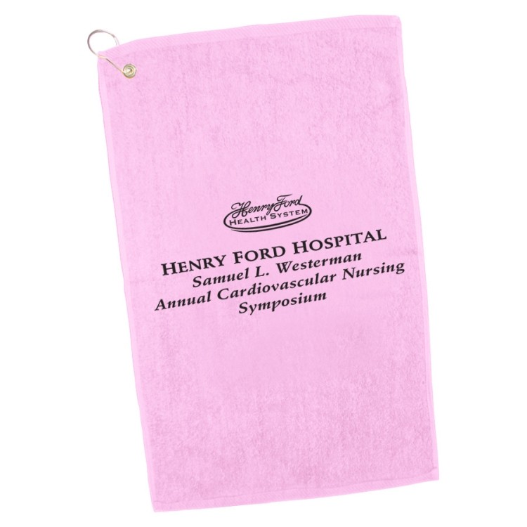 Colored Hand Towel Hemmed 19