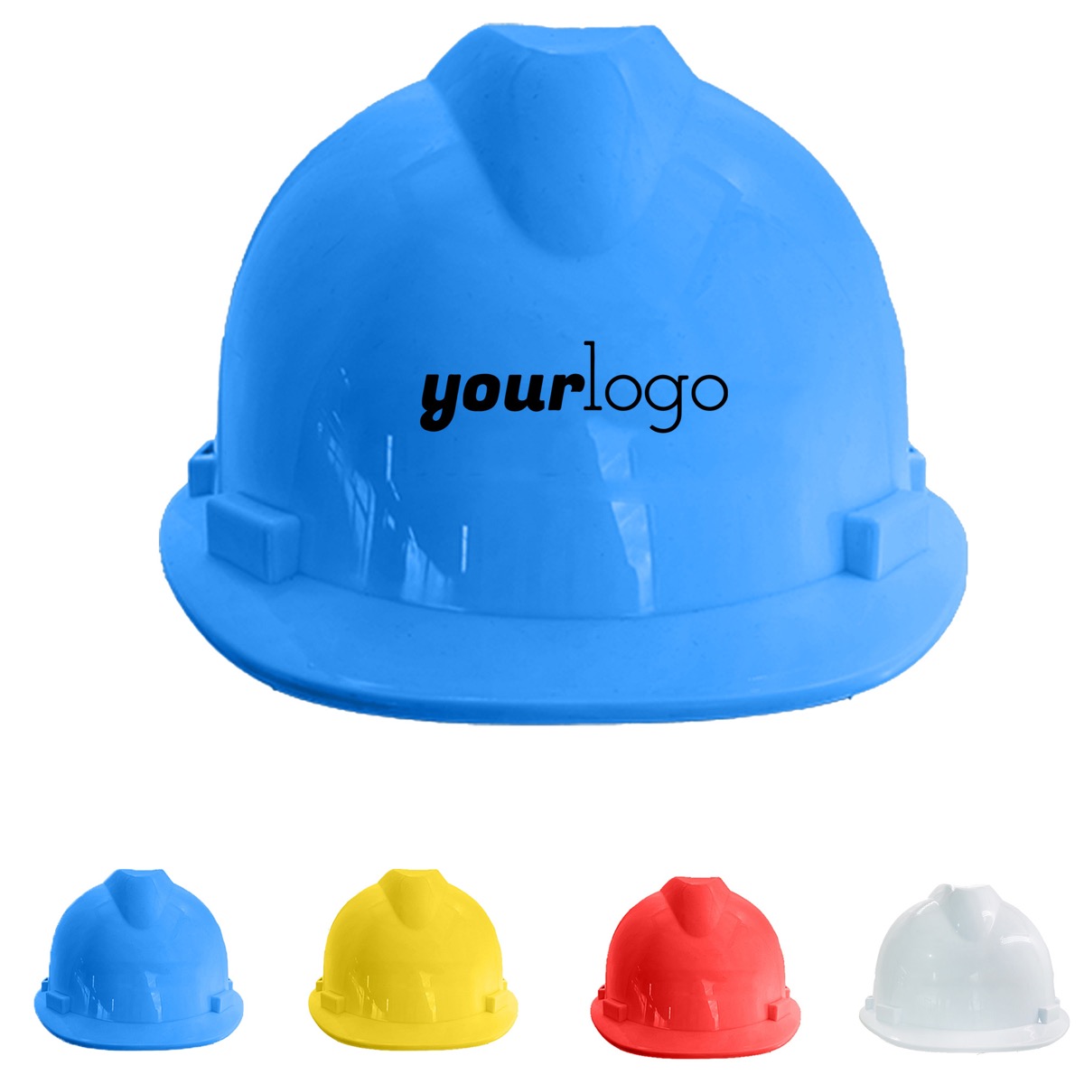 Full Brim Construction Hard Hat with Venting, Suspension, and 3D Adjustment 4