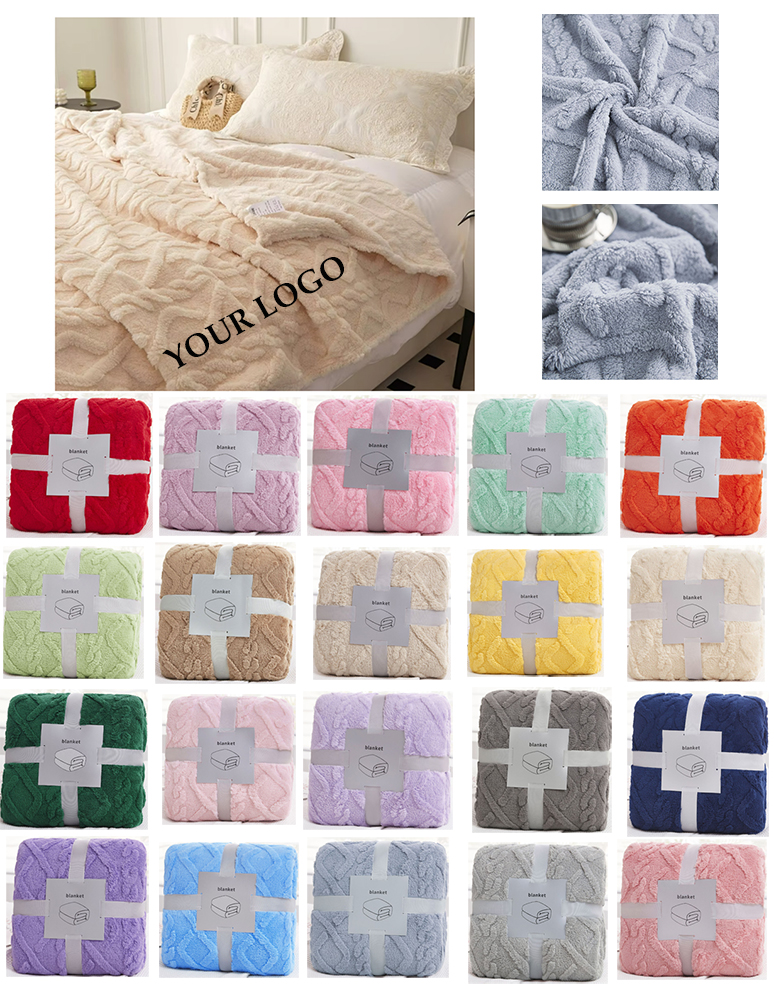 Jacquard Boho Fleece Throw Blanket 2