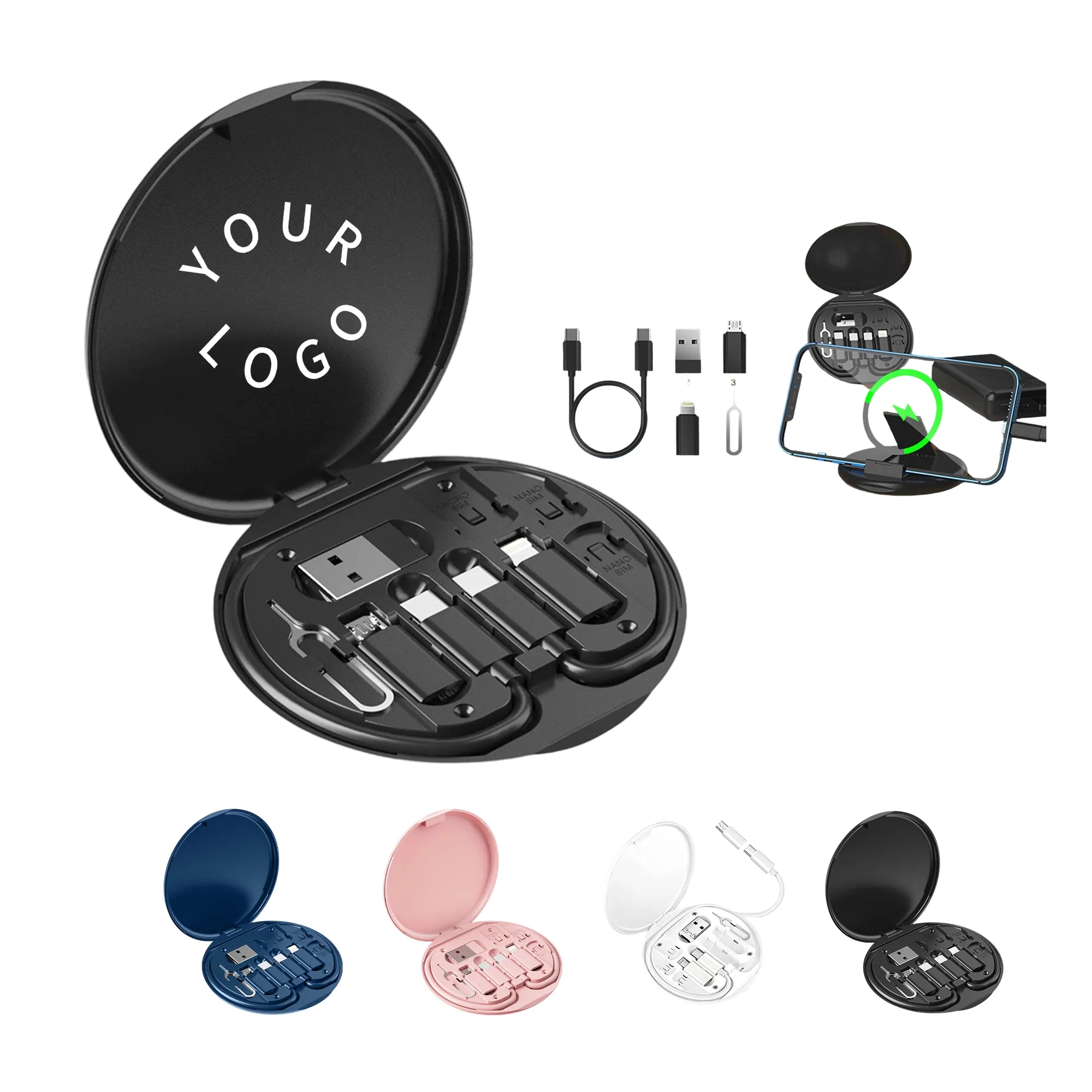 3-in-1 Fast Charging Cable Kit with Stand 1
