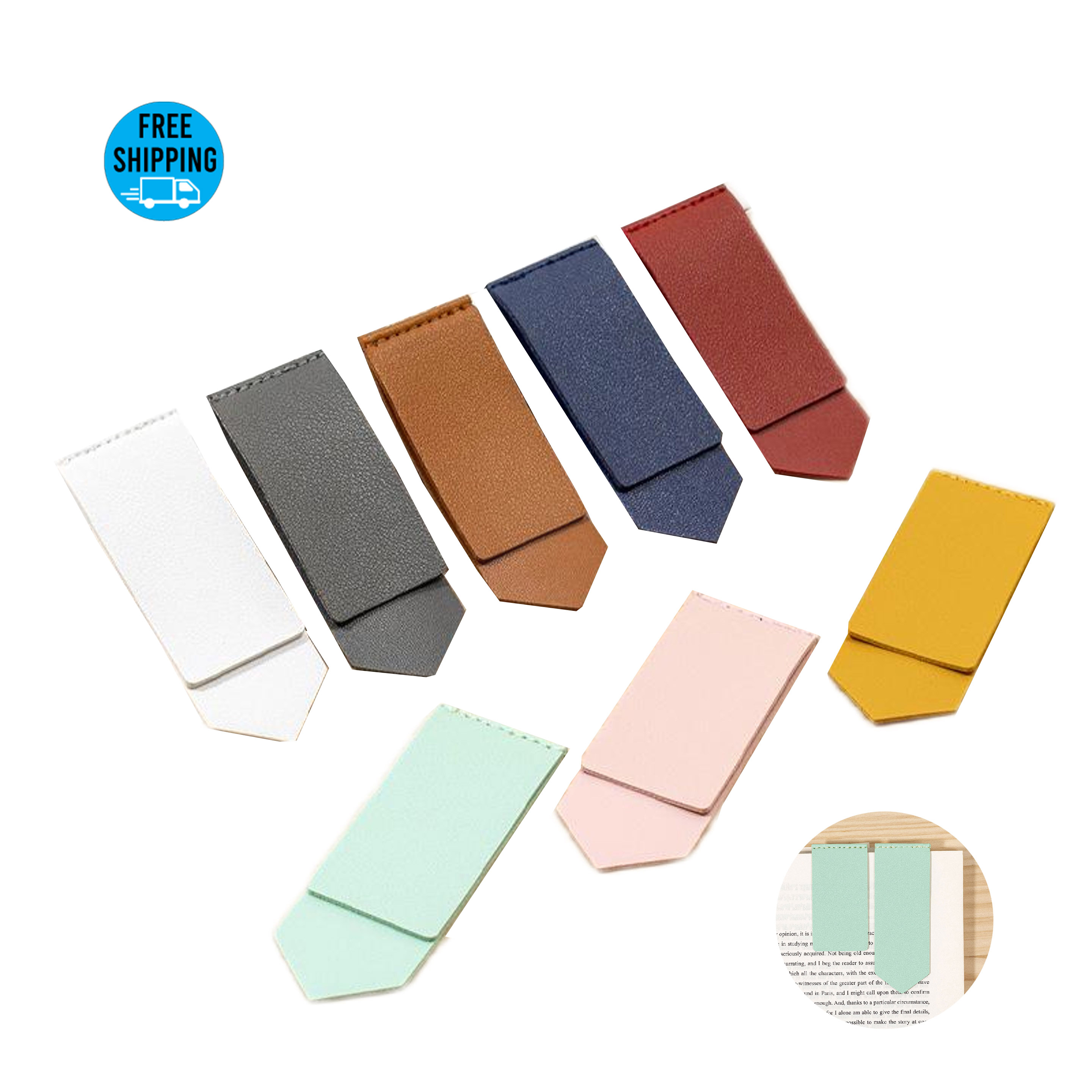 PU Leather Bookmarks 4