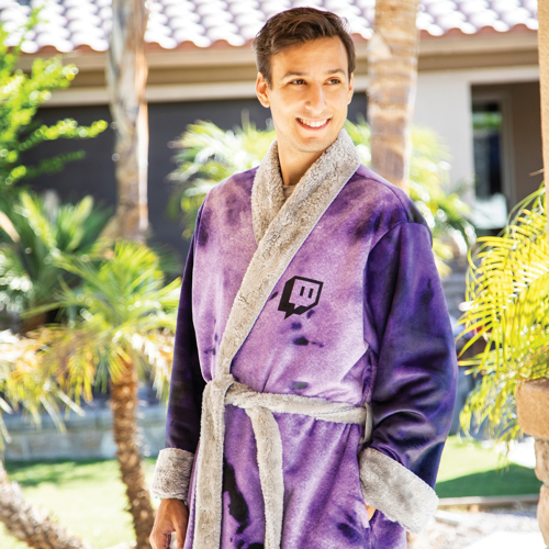 Sublimated Shawl Collar Robe LXL (Not Sewn)