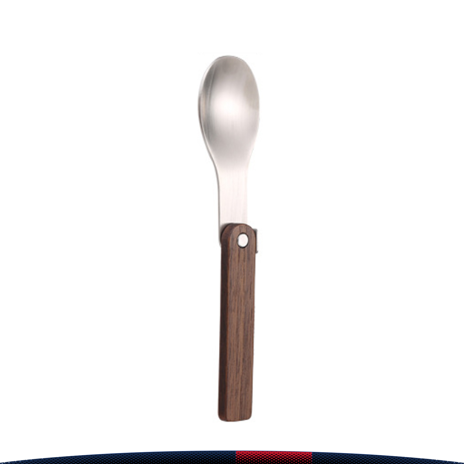 Tastro Black Walnut Handle Stainless Steel Folding Cutlery 4