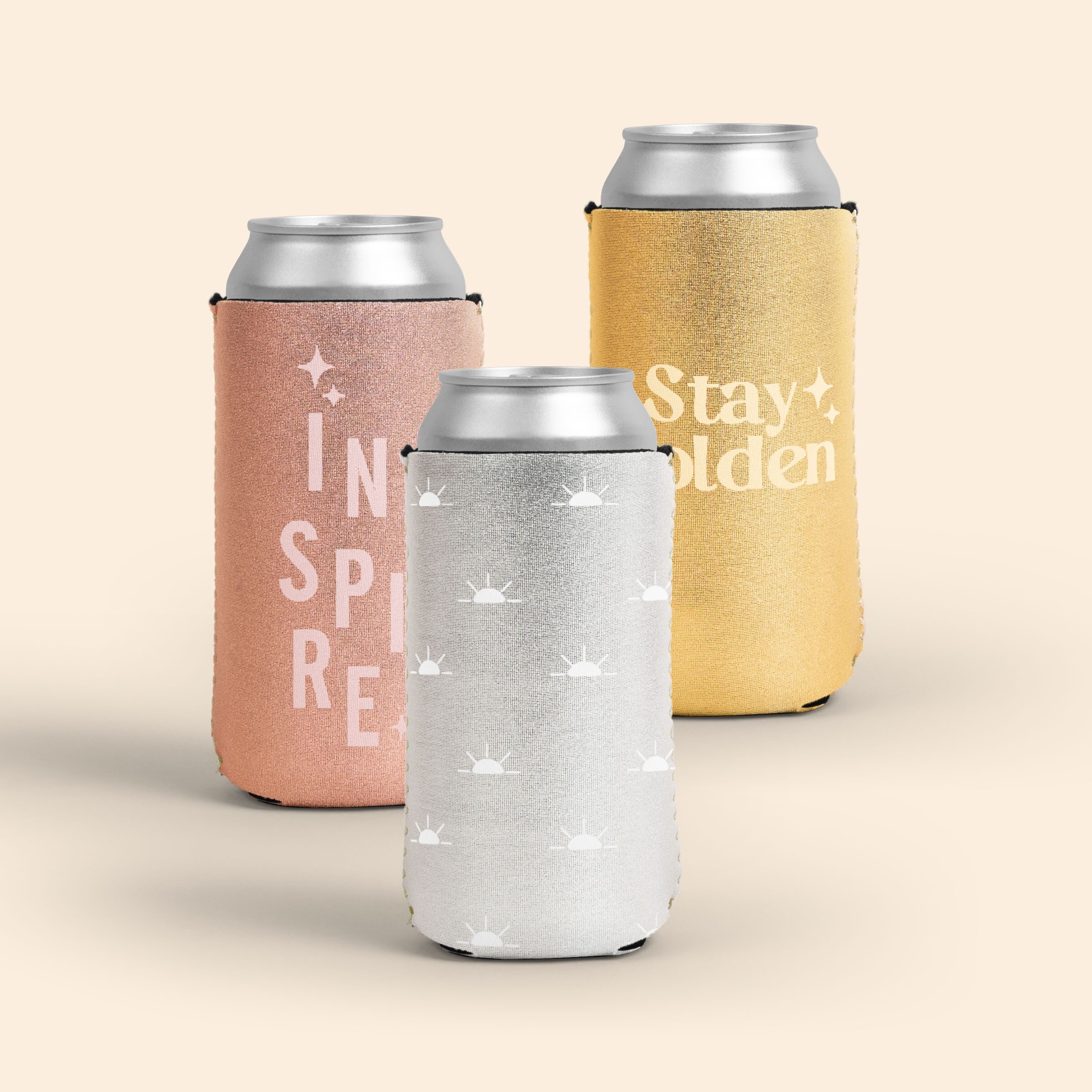 16 OZ ENERGY DRINK KOLDER KADDY - METALLIC NEOPRENE 3