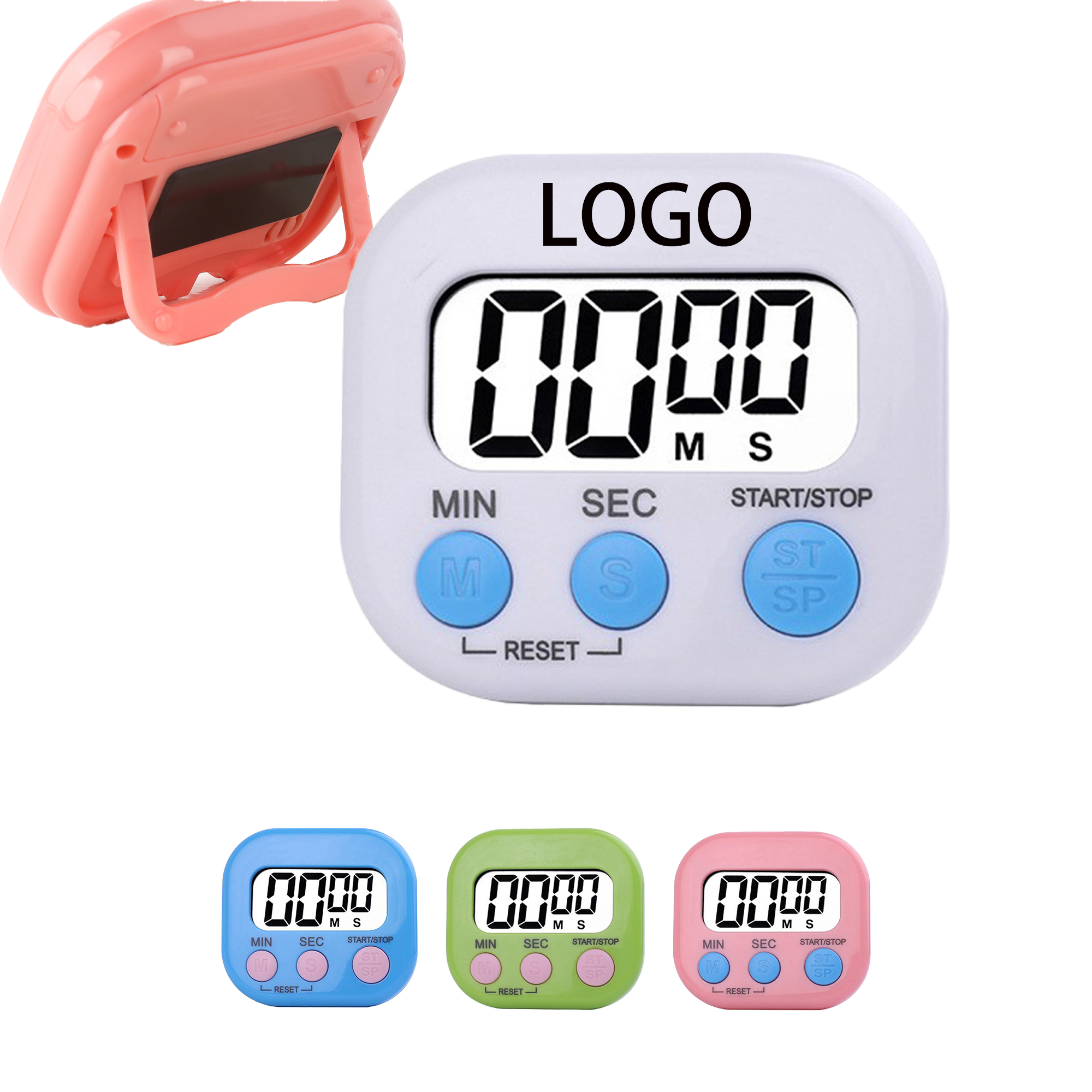 Magnetic Digital Timers Big LCD Display 2