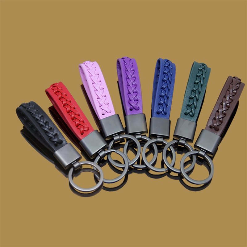 Braided Leather Key Chain 7